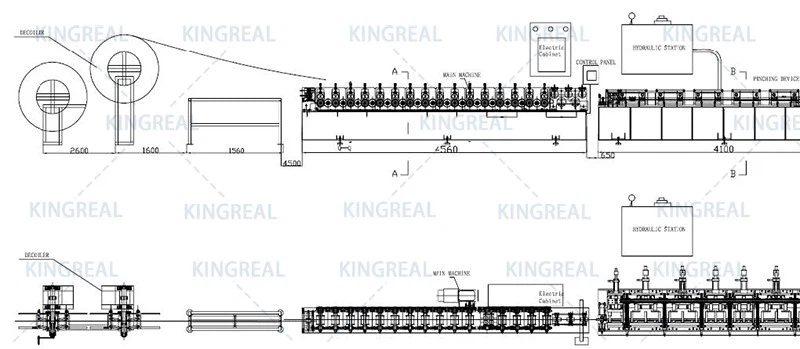 layout_main_tee_bar_forming_machine