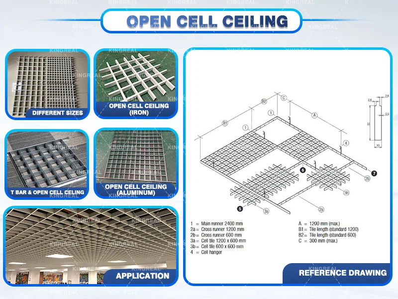 open cell ceiling open cell ceiling