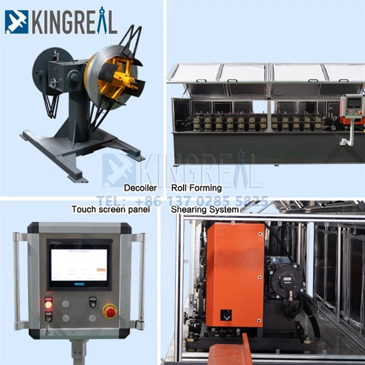 3-Wall Angle Profile Making Machine