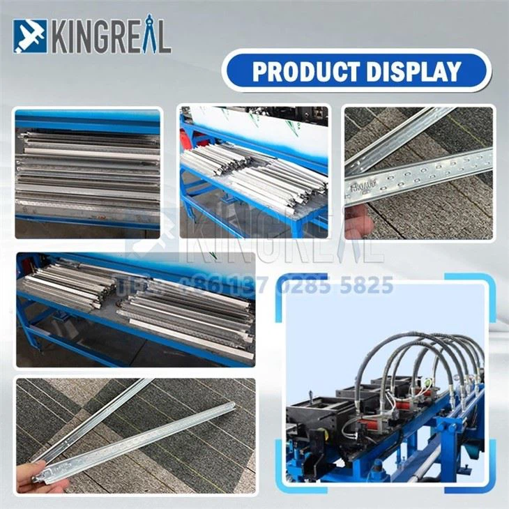 Cross Tee Roll Forming Machine With Chain Drive
