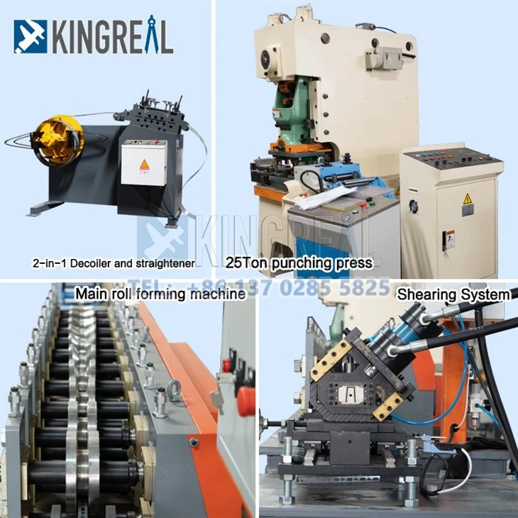 3-Aluminum 50 vice keel roll former