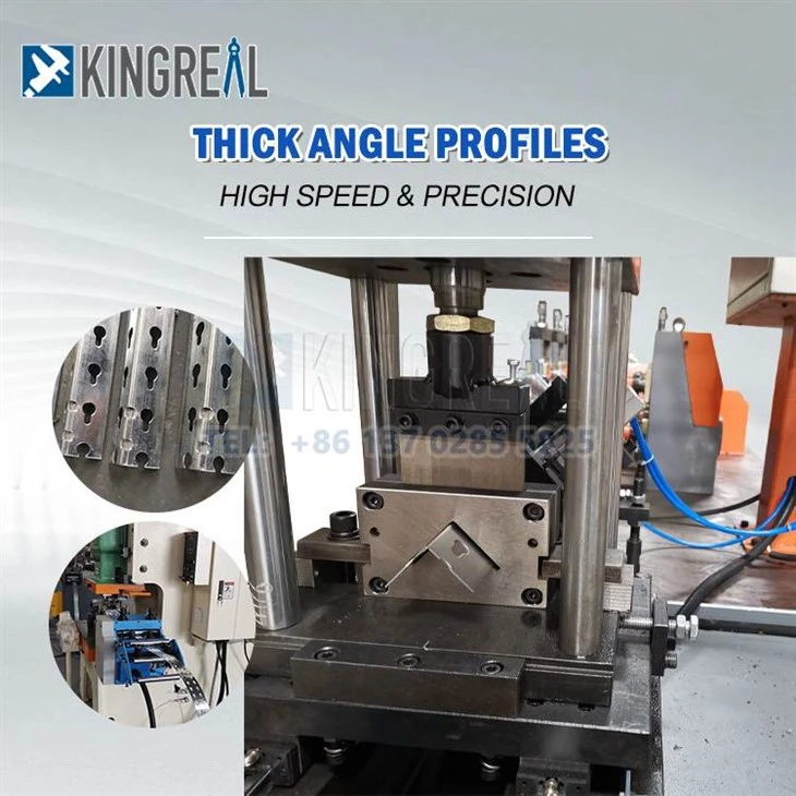 3- shelf angle column making machine