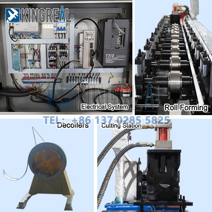 Steel Profile Wall Angle Channel Roll Forming Machine