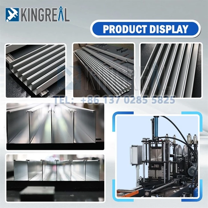 Suspended U Baffle Ceiling Roll Forming Machine With U Bent