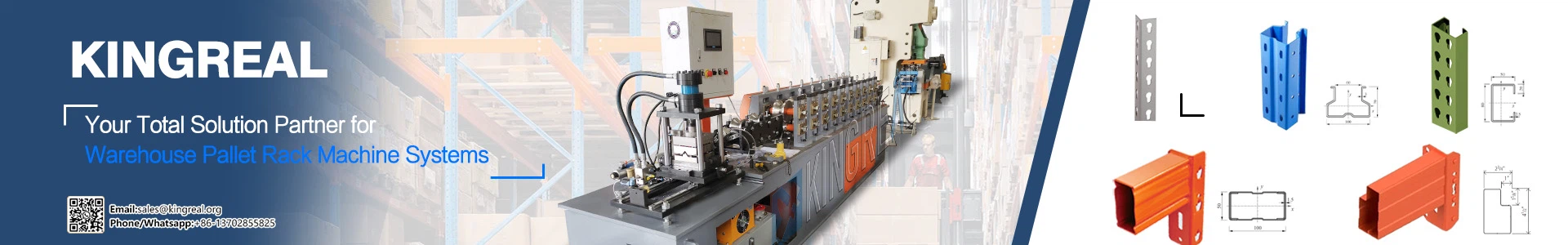 Warehouse Pallet Rack Machine