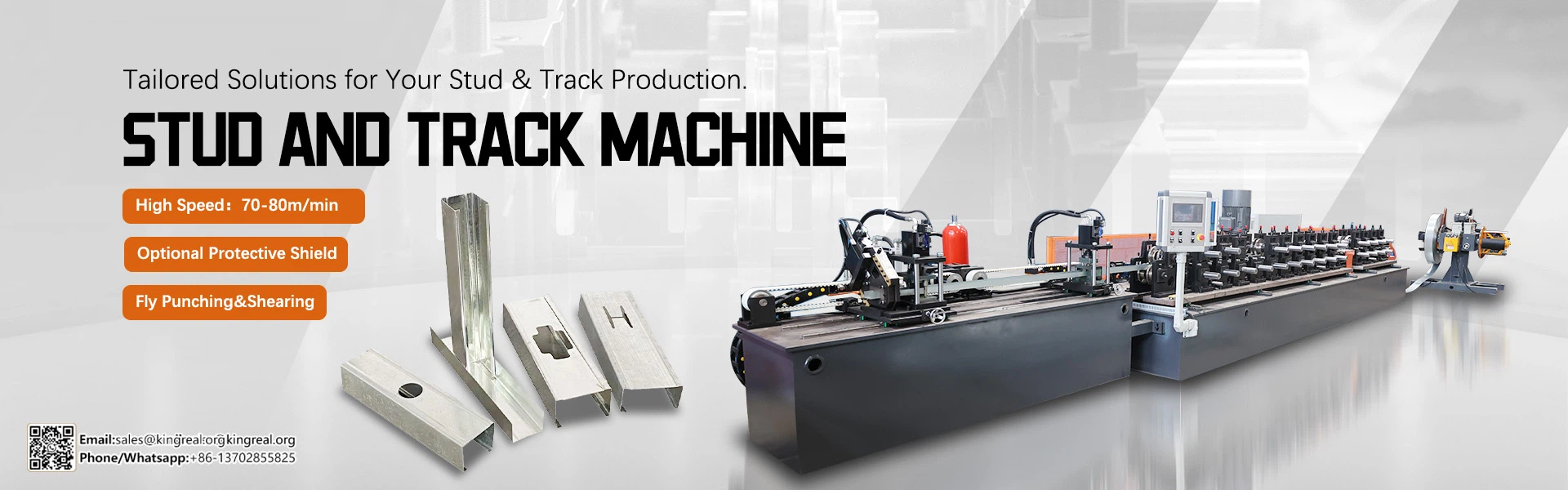 Stud And Track Roll Forming Machine