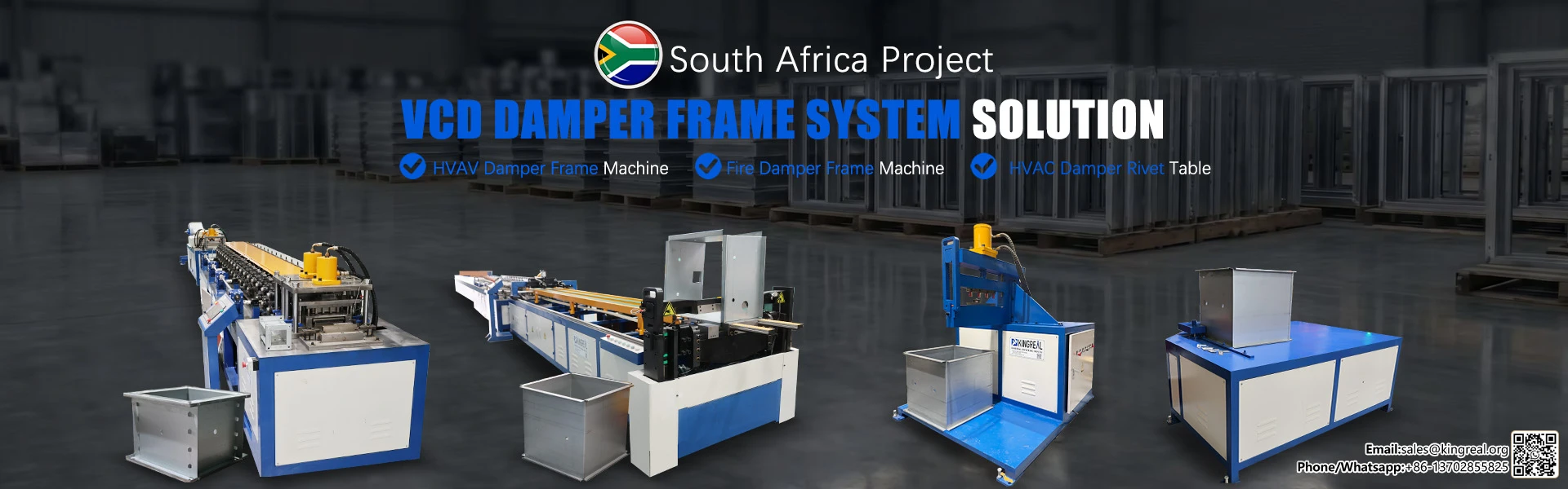 HAVC Damper Frame Machine