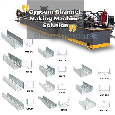 Gypsum Channel Making Machine Solution