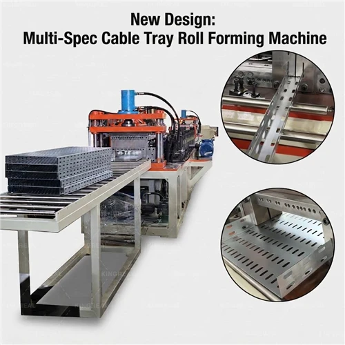 New Design: Multi-Spec Cable Tray Roll Forming Machine