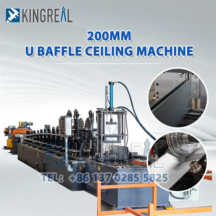 2-U-shape baffle ceiling production line