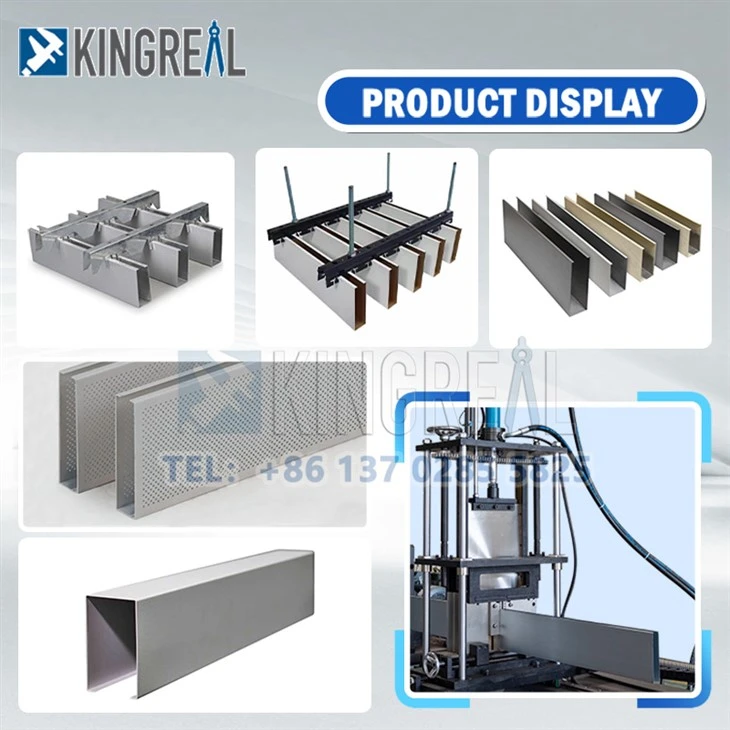 4-KINGREAL Baffle ceiling roll forming