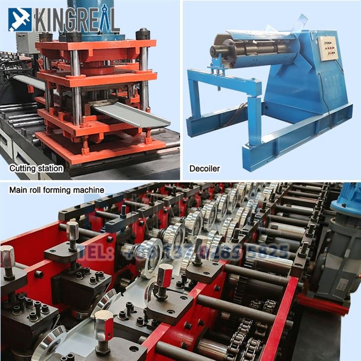 4-cable tray cover forming line