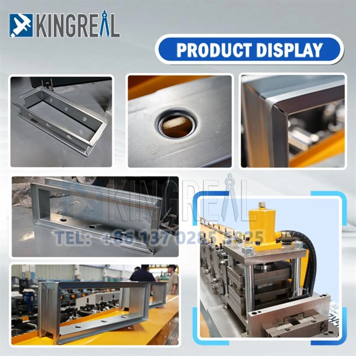 Different Type Volume Control Damper Frame Roll Forming Machine