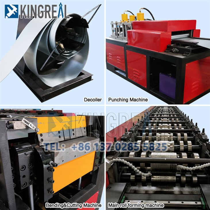 3-fire damper frame roll forming machine