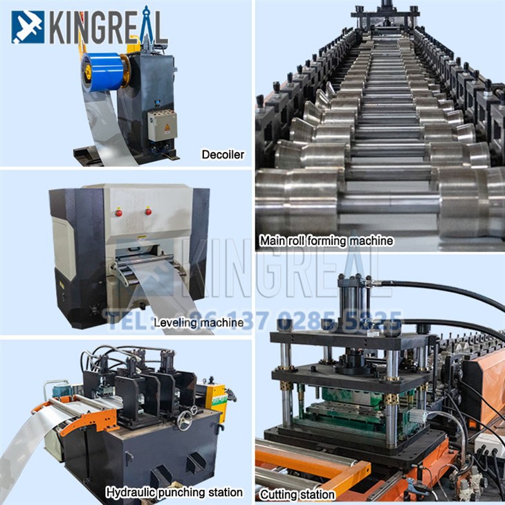 Metal Wall Cladding Panel Roll Forming Machine