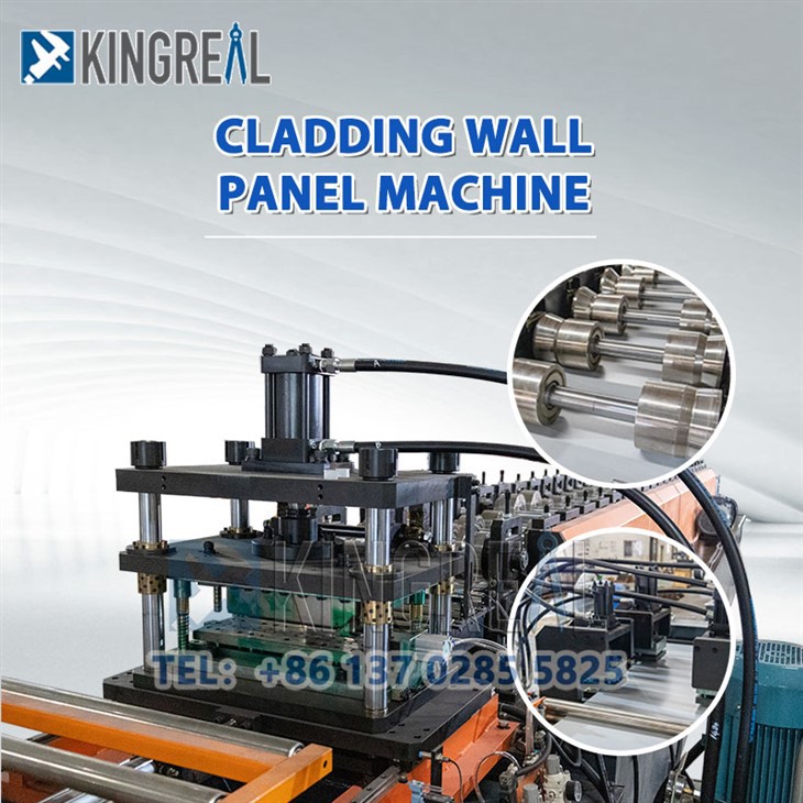 Metal Wall Cladding Panel Roll Forming Machine