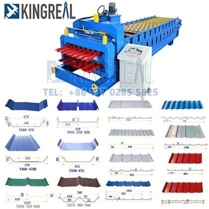 Double Layer Roofing Sheet Roll Forming Machine