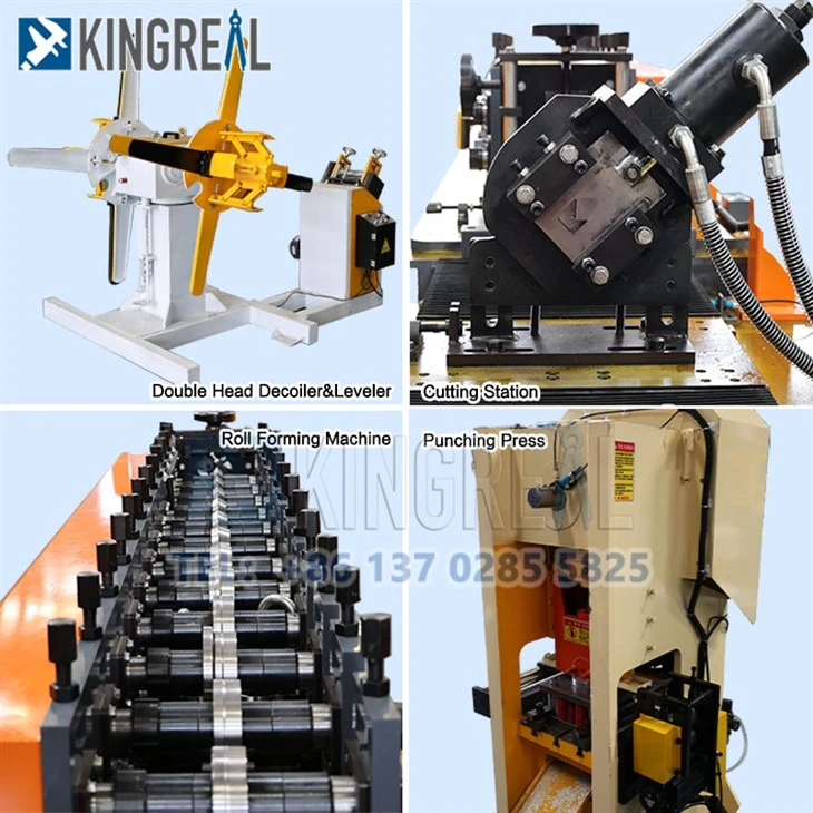 Wall Angle Roll Forming Machine With Punch