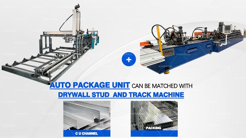 metal stud and track machine with package metal stud and track machine with package