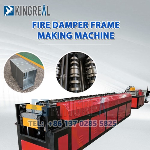 Fire Damper Frame Roll Forming Machine Fire Damper Frame Roll Forming Machine