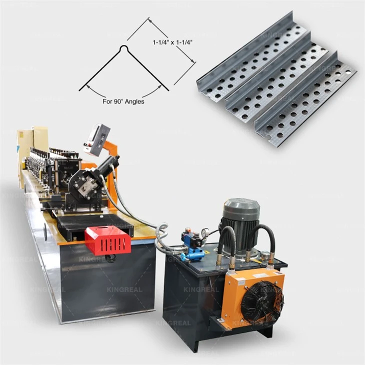 Wall Angle Roll Forming Machine With Punch